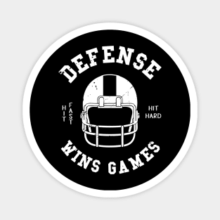 Football Fan Defense Wins Games Football Fan Magnet